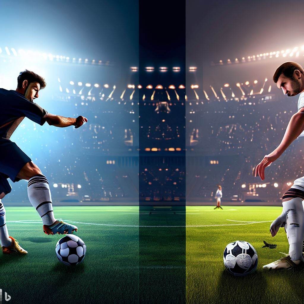 PES 2023 vs FIFA 2023